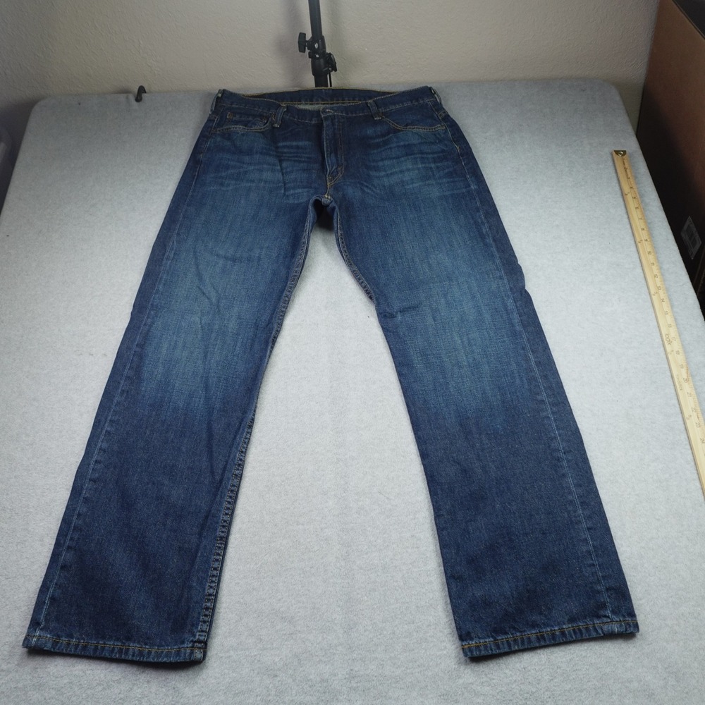 Levi's 569 Jeans Mens 36x32 Blue Loose Straight Leg Denim